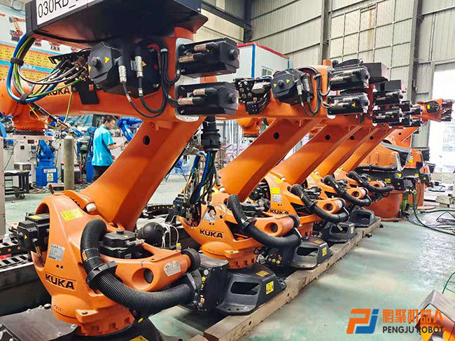 Precise KUKA KR210 R2900 Industrial Robot 210 Kg Payload And 2900mm Reach For Cutting Loading And Material Handling