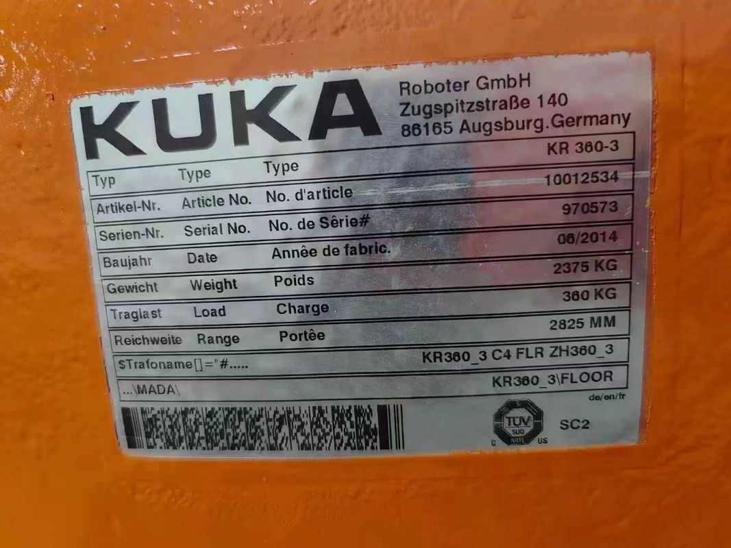 Maximize Your Production With Used KUKA Robots KR360-3 And KRC4 Controller ARC Welding Assembly Of Part Loading And Unloading Cutting Robot