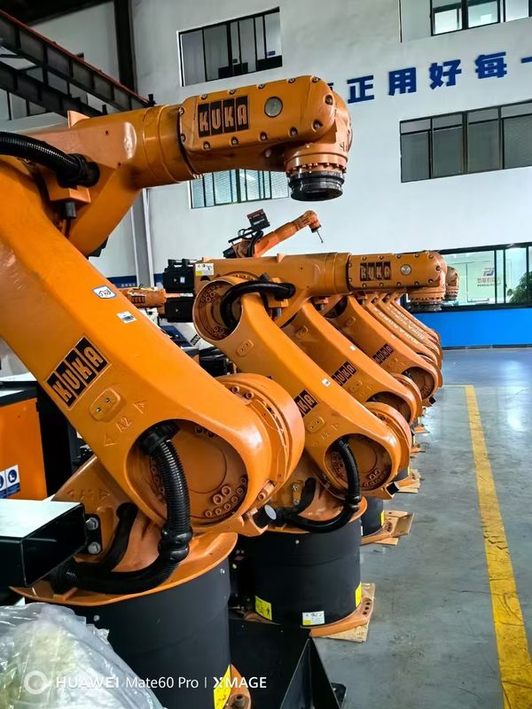 KRC4 Controller Included Used KUKA Robots KR60-3 60kg Payload 2033mm Reach for Loading Handling Cutting and Assembly
