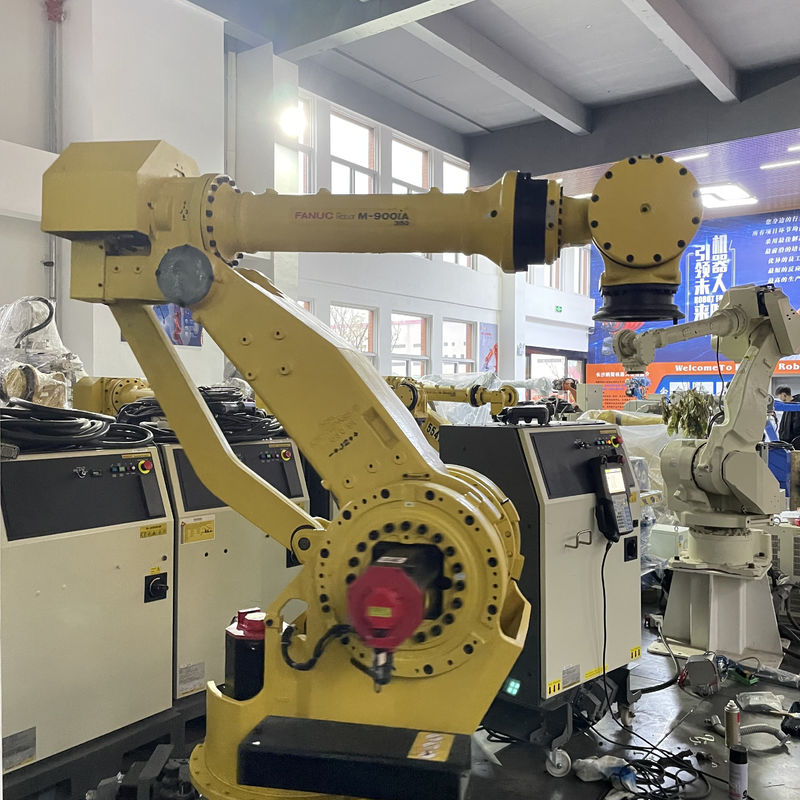 Industrial Robot 6 Axes Fanuc M-900iA/350 Welding Robot 350kg payload 2655mm reach for Handling Polishing Assembly and Glueing Adhesive Bonding