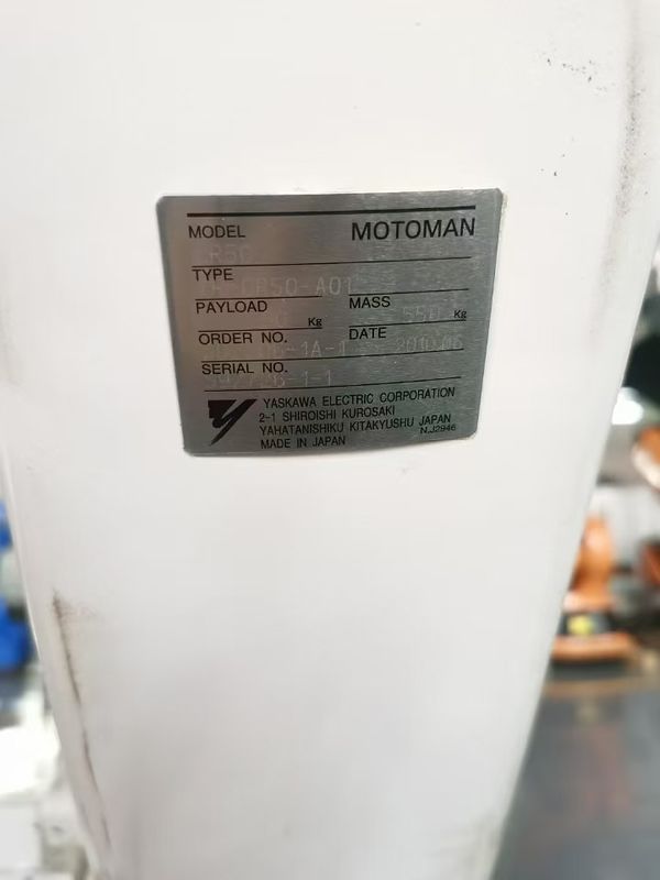 2061mm Reach CR50 XRC 50kg Payload Motoman Arc Welding Robot for Press Tending and Loading/Unloading of Parts