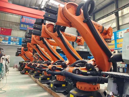 KUKA Used Robotic Arm KR210 C4 Control Cabinet Handling Stacking Loading Stamping Carving
