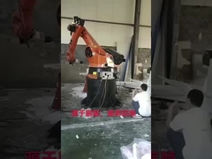 Used Industrial ABB Wooden Edge Milling Robot Grinding Machine ABB6640-130 3.2